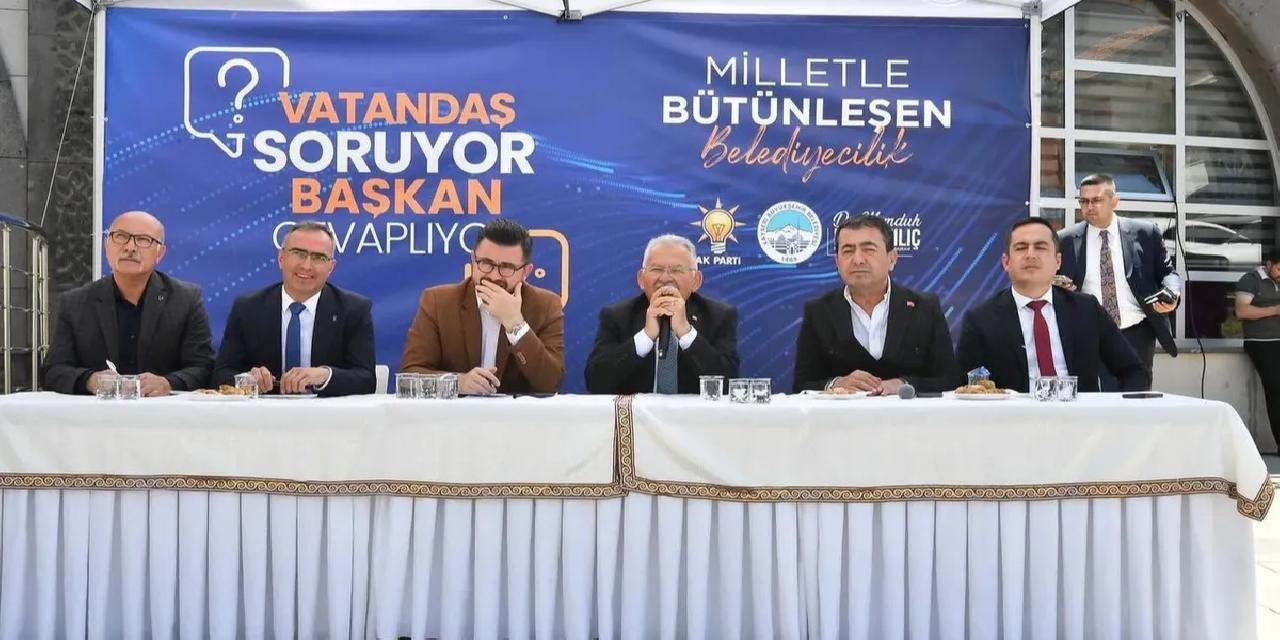 Kayseri Büyükşehir vatandaşın emrinde