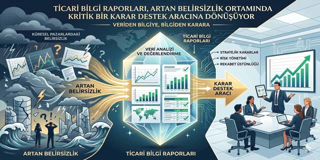 Ticari Bilgi Raporları, artan belirsizlik ortamında kritik bir karar destek aracına dönüşüyor