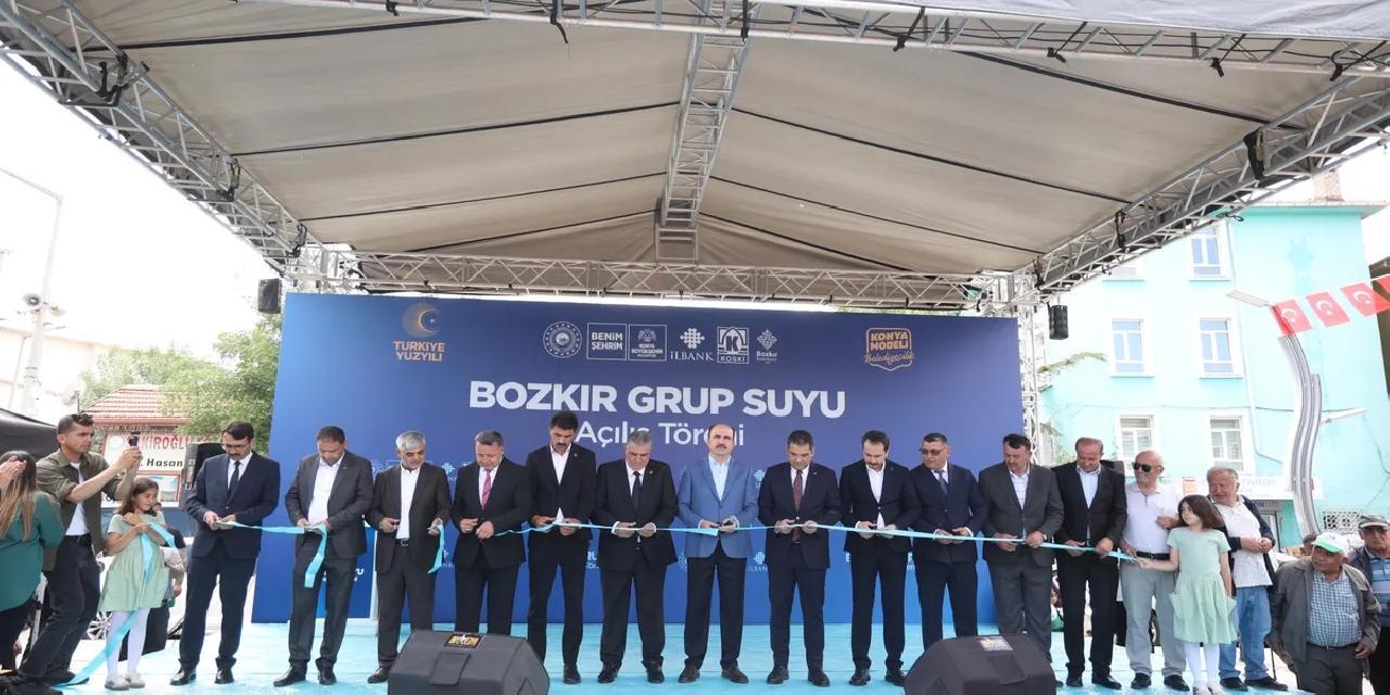 Konya’da Grup Suyu Projesi hizmete girdi