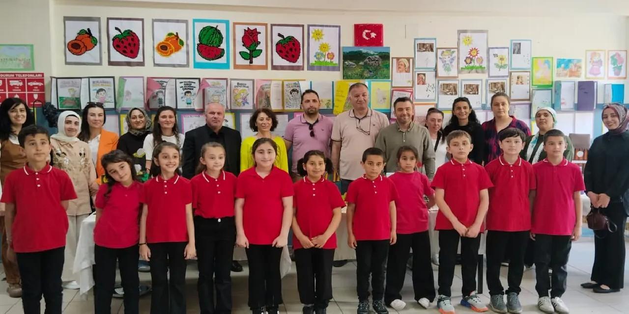 Artvin'de ilkokul öğrencilerince hazırlanan sergi büyük ilgi gördü