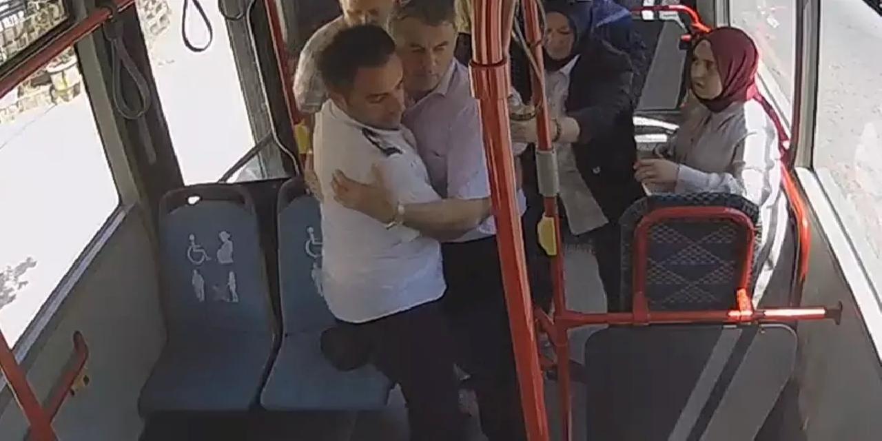 Sakarya Büyükşehir’in otobüsünde bir manevrayla bir hayat kurtuldu