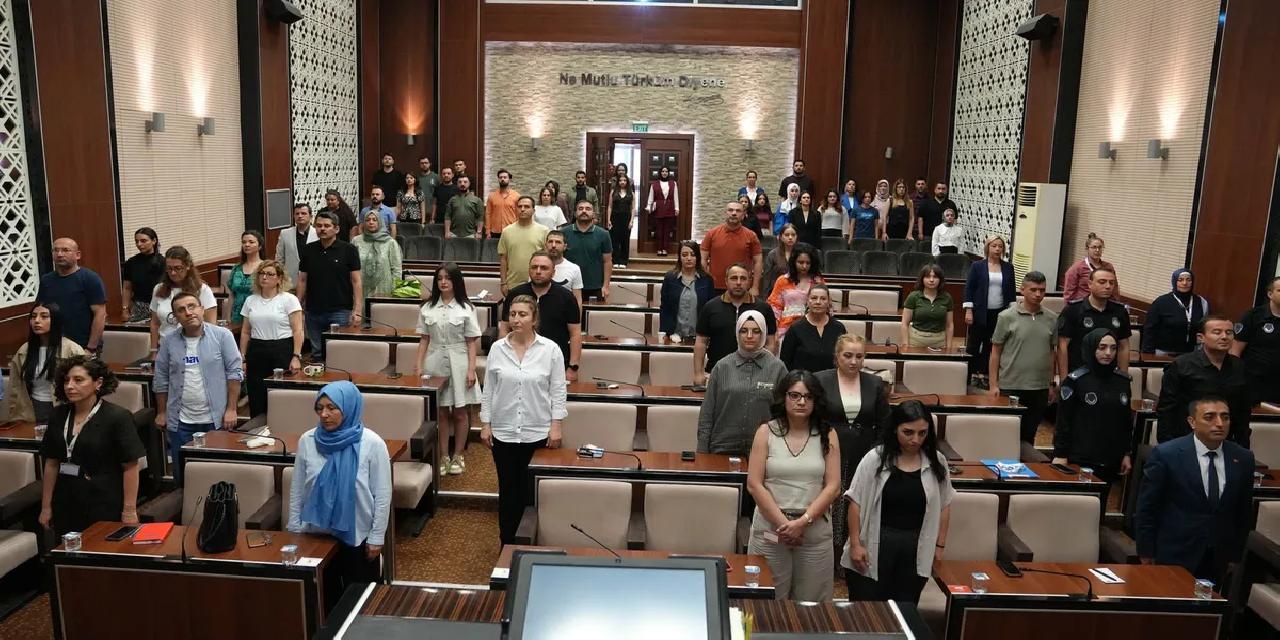 Ankara Keçiören'de belediye personeline resmi yazışma eğitimi