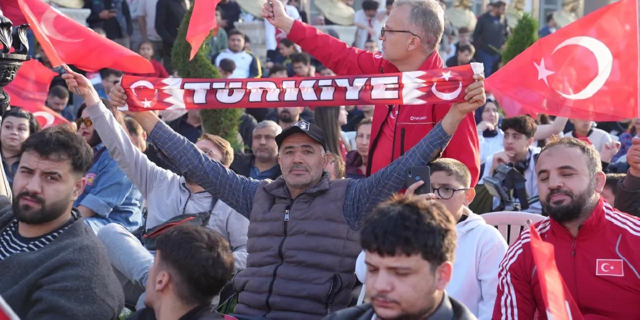Ankara Keçiören'de milli heyecan
