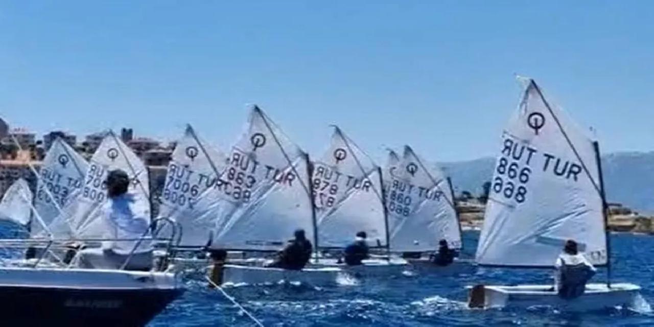 Sahil Güvenlik Kupası için yelkenler Foça'da şişti