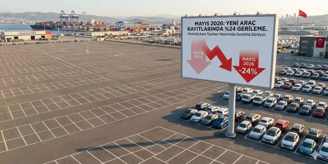 Motorlu kara taşıtlarında sert fren! Mayıs'ta yeni kayıtlar yüzde 24 geriledi