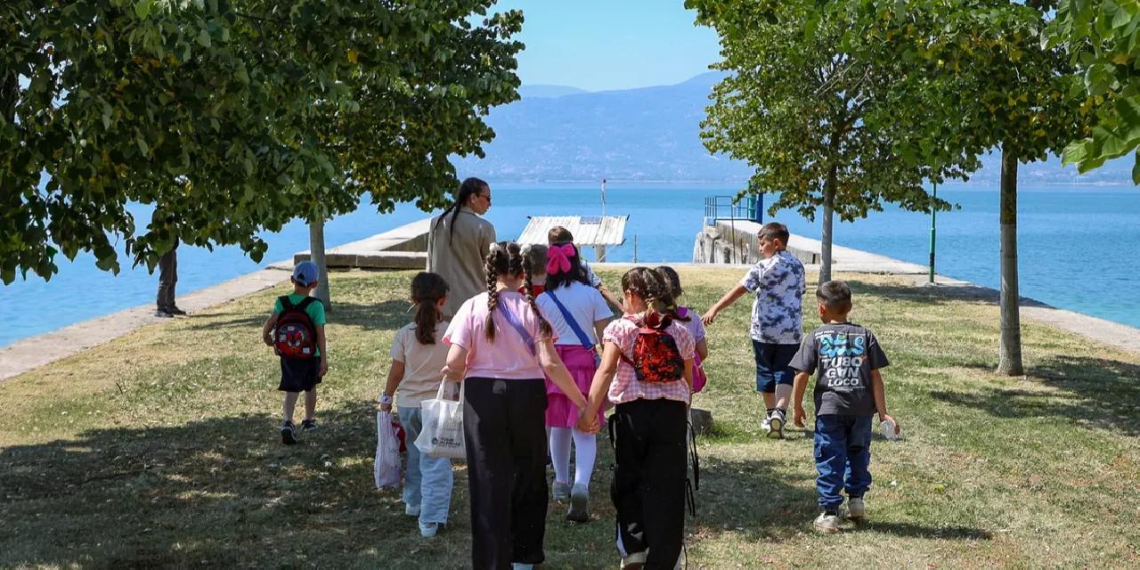 Sakarya'da su müfettişleri Sapanca Gölü ile ilk kez tanıştı