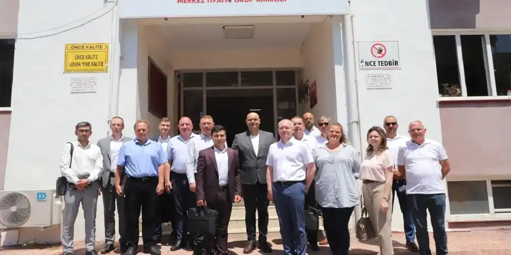 Akkuyu NGS Rus heyetinden Mersin Büyükşehir İtfaiyesi’ne ziyaret