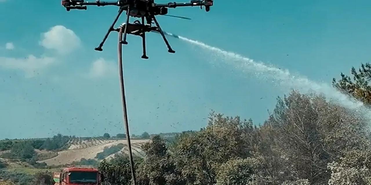 Orman yangınlarına teknolojik destek... Yeni nesil drone ilk kez sahada kullanıldı