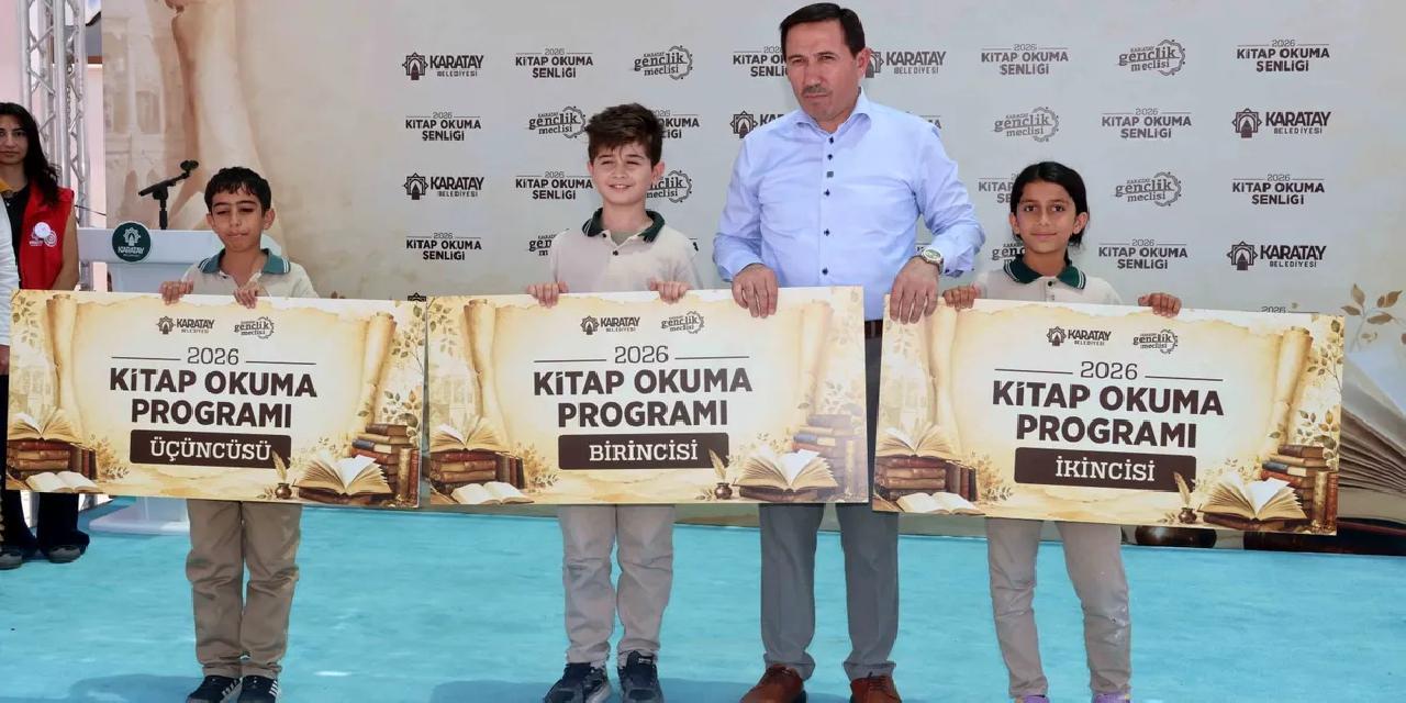 Konya Karatay'da kitap okuma projesi şenliklerle tamamlandı