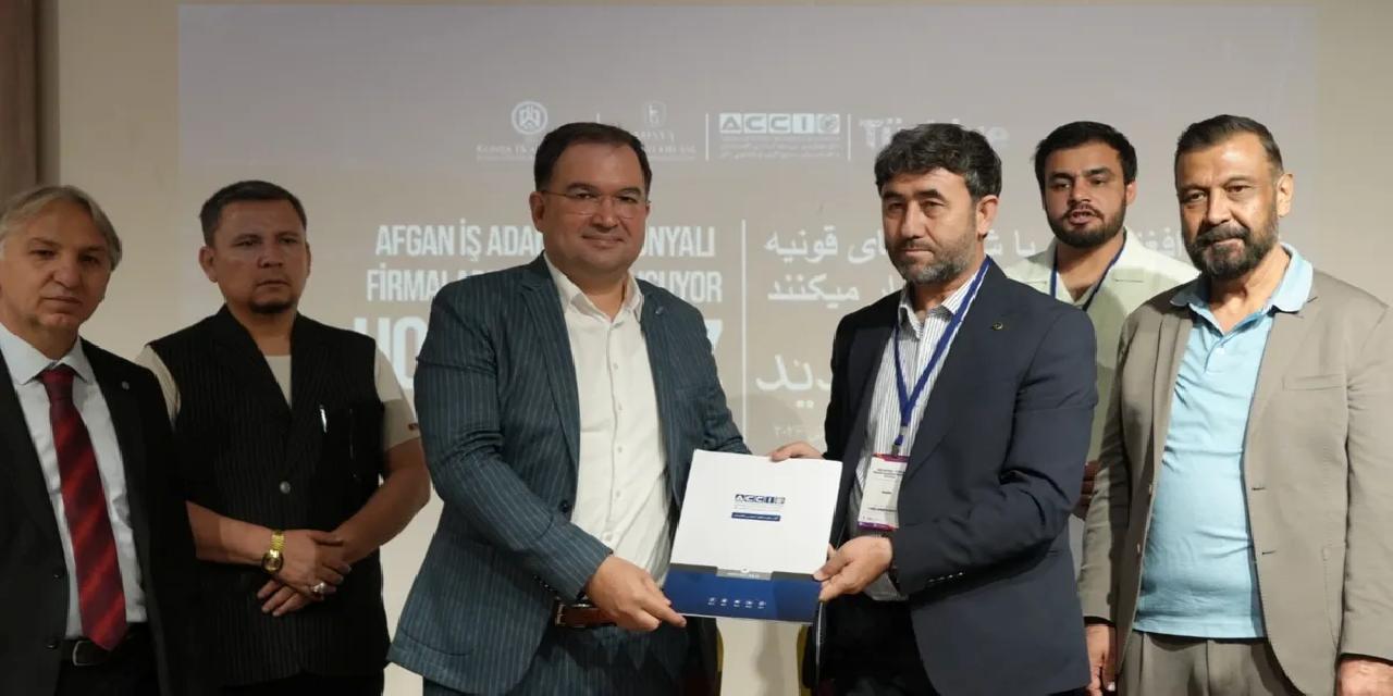 Konya İle Afganistan arasında ticari iş birliği köprüsü kuruldu