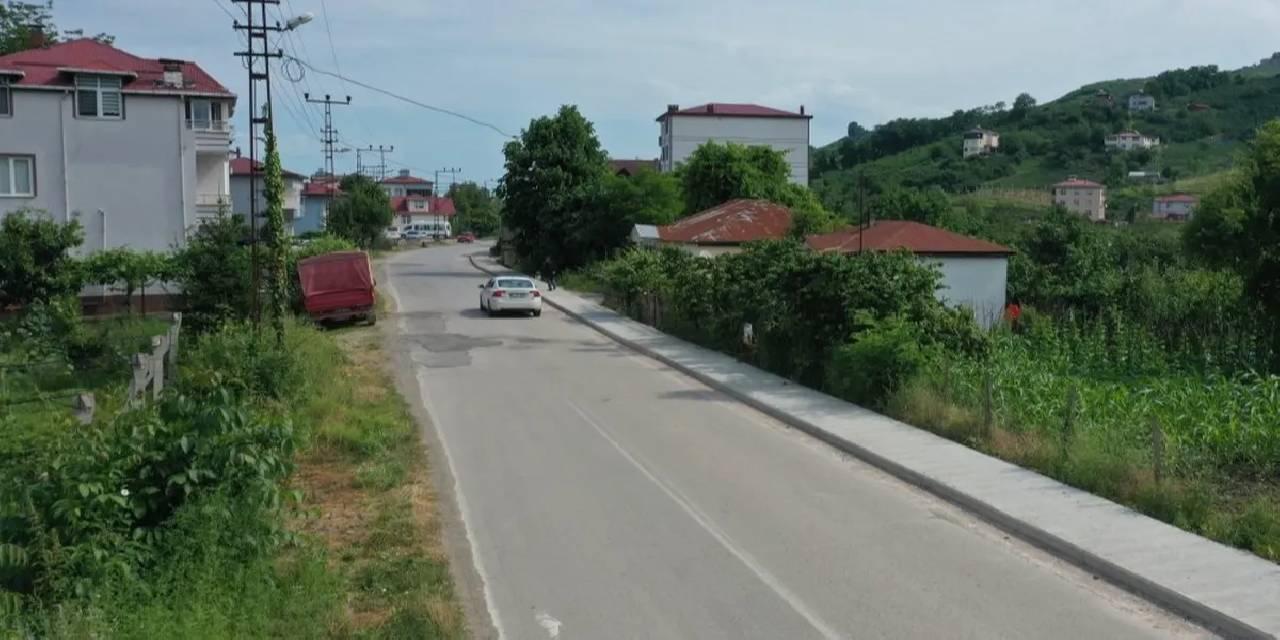 Ordu Kayabaşına modern kaldırım