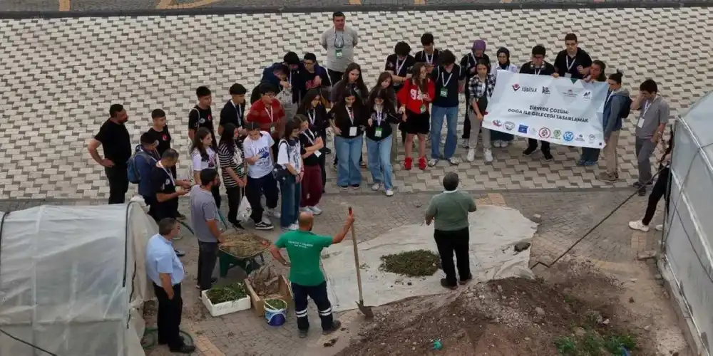 Kayseri Doğal Ürün Bahçesi'ne öğrenci akını