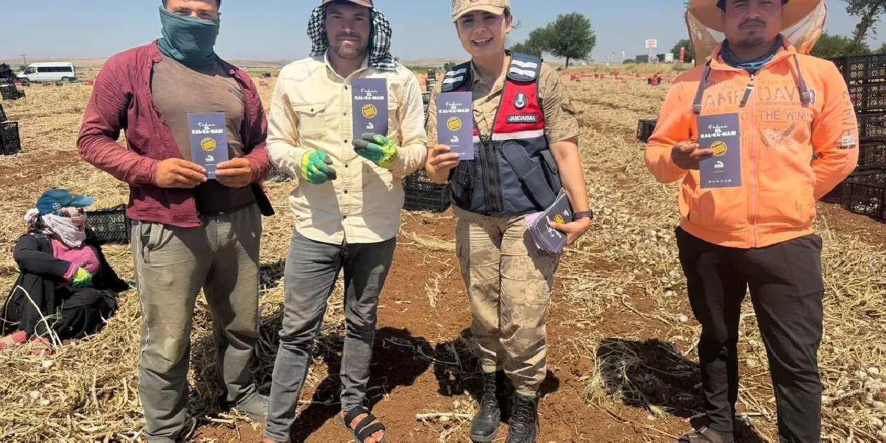 Şanlıurfa Jandarması'ndan KADES bilgilendirmesi