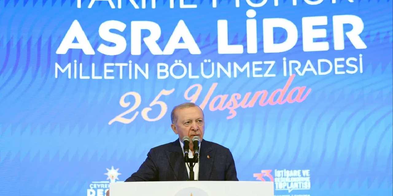 Cumhurbaşkanı Erdoğan: Çeyrek asırda büyük başarı hikâyesine imza attık