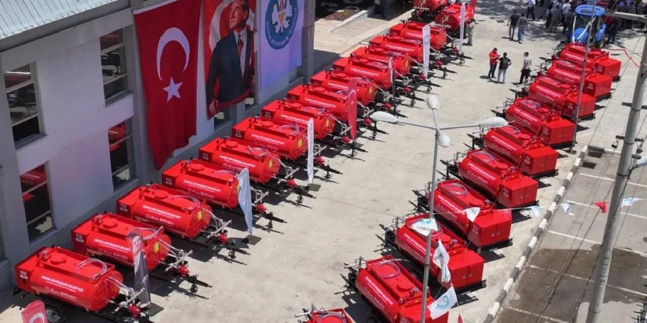 Manisa teyakkuzda... İlk etapta 48 tanker teslim edildi