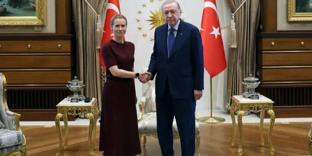 Cumhurbaşkanı Erdoğan, Kallas'ı kabul etti