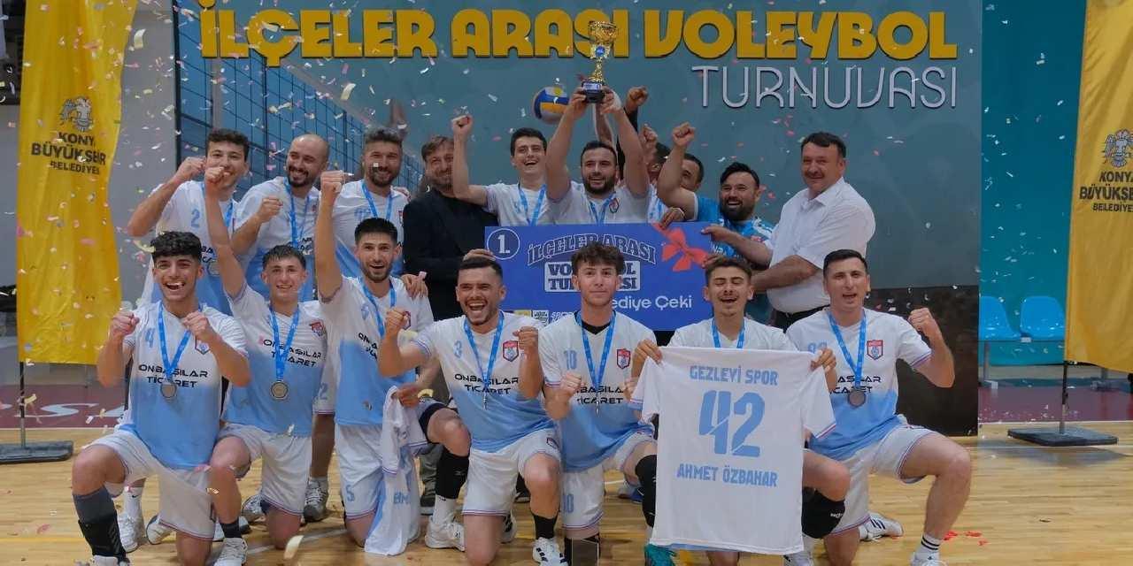 Konya’da voleybolun şampiyonu Hadim