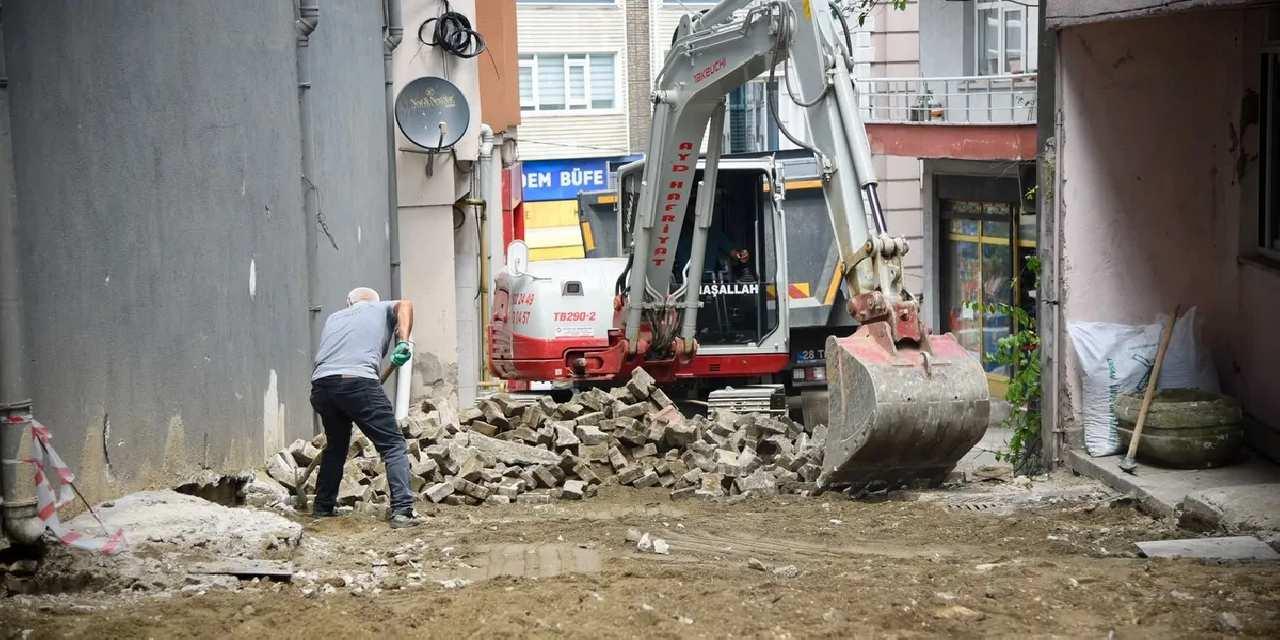 Giresun Belediyesi’nden kent genelinde üstyapı hamlesi