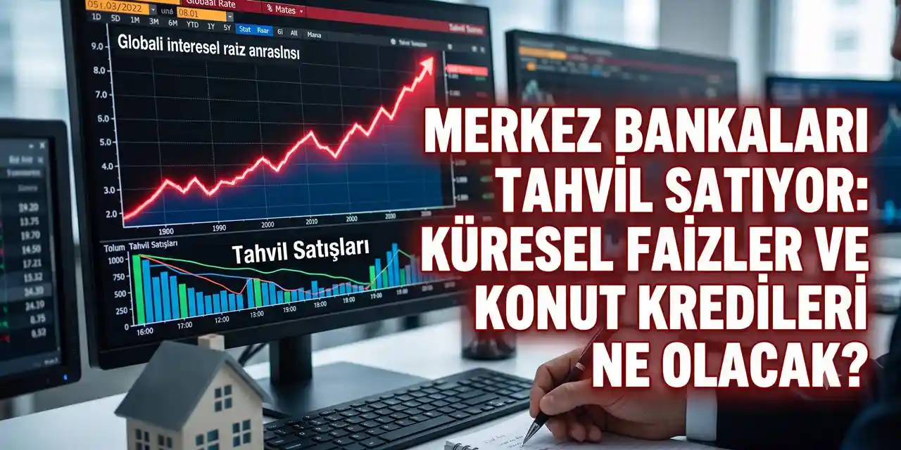 Merkez Bankaları Tahvil Satıyor: Küresel Faizler ve Konut Kredileri Ne Olacak?