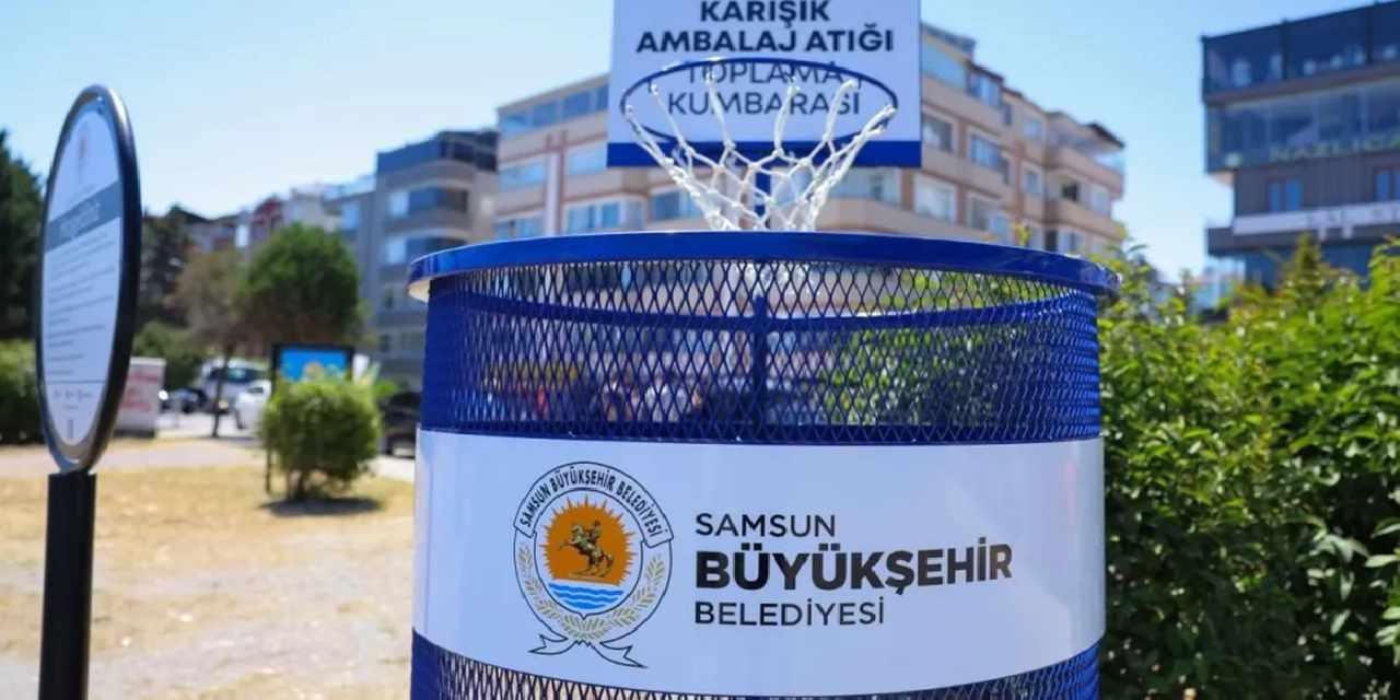 Samsun’da Adnan Menderes Bulvarı’nda sıfır atık dönüşümü