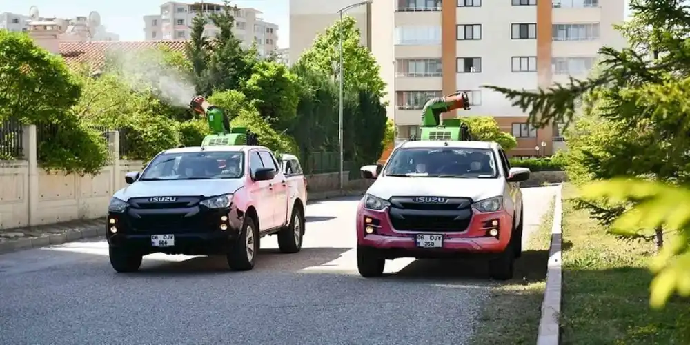 ABB'nin ilaçlama mesaisi sürüyor