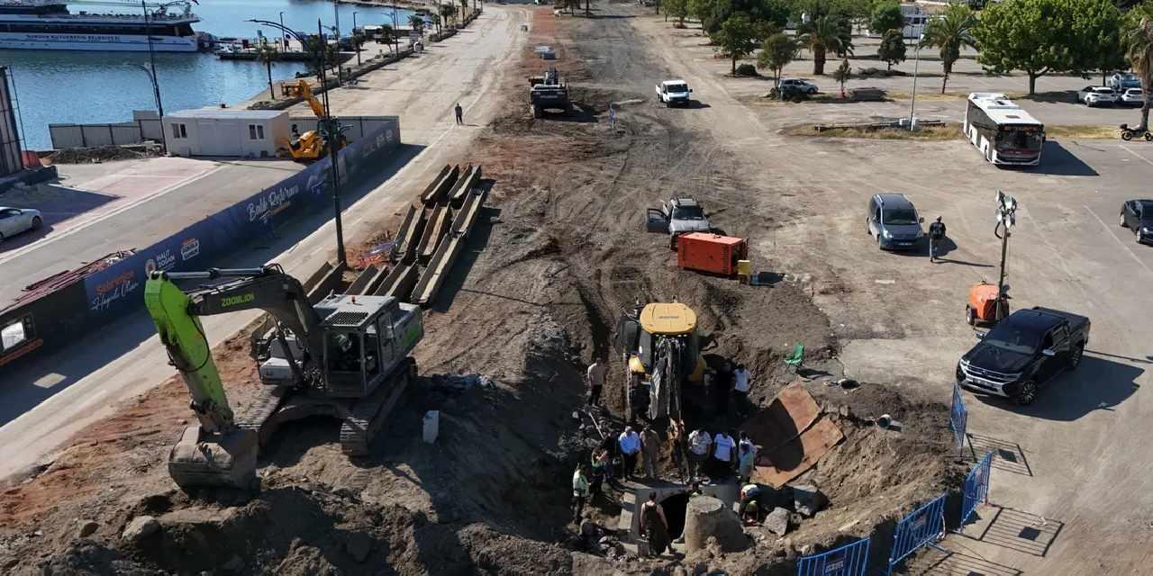 İlkadım atık su kolektör hattı hizmete alındı