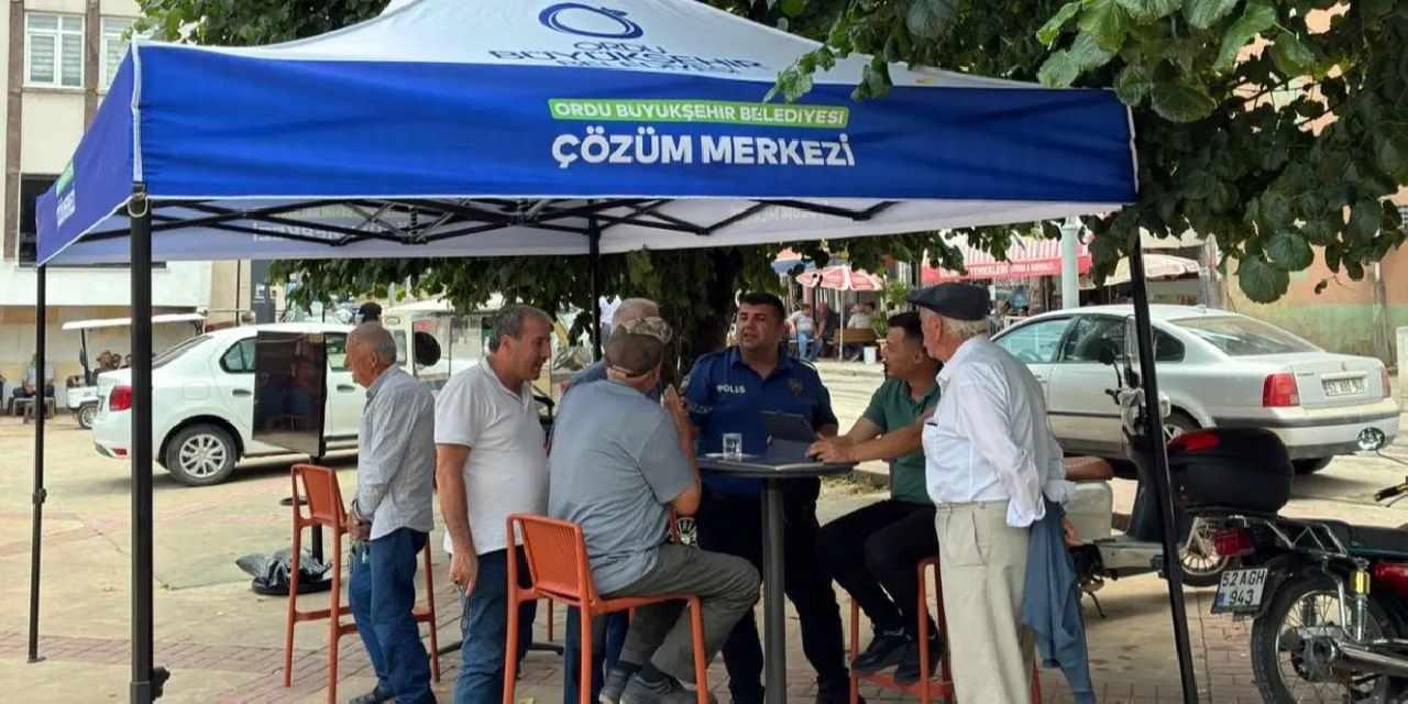 Ordu’da 153 Çözüm Merkezi İkizce’de vatandaşlarla buluştu