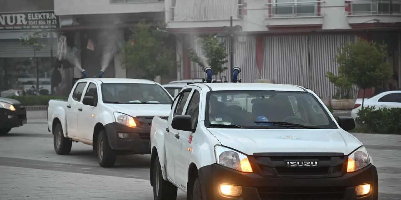 Manisa Sarıgöl'de ilaçlama çalışması