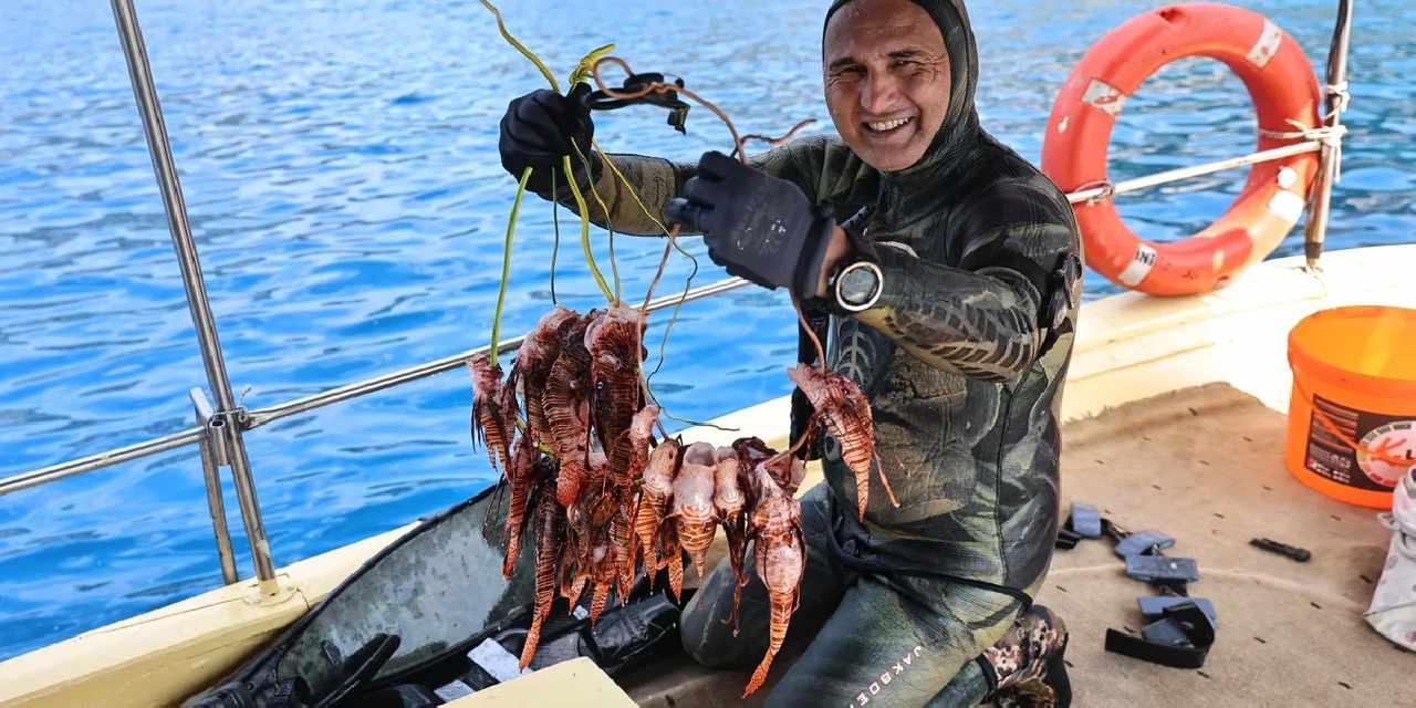 Antalya’da Aslan Balığı avlama ve tadım etkinliği düzenlendi