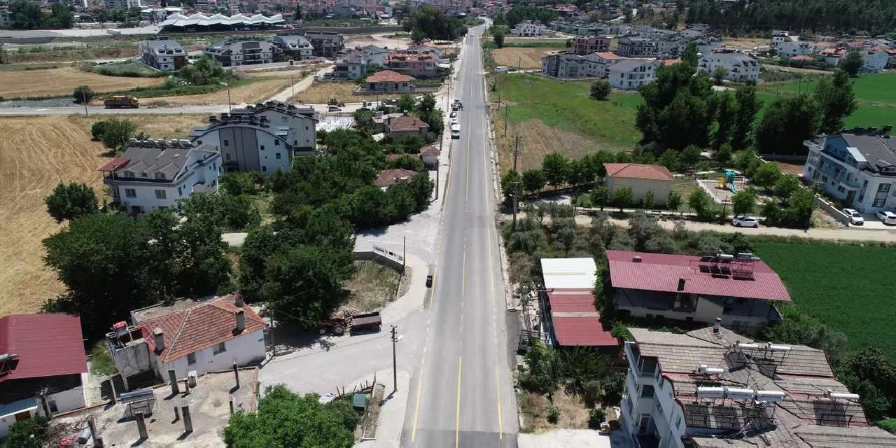 Muğla'da Seydikemer Belen’de yol çalışmaları tamamlandı