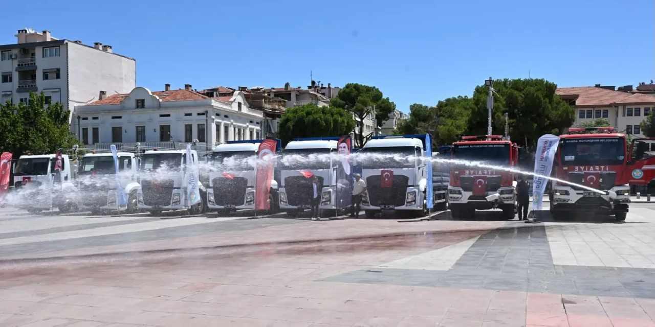 Manisa Büyükşehir'in araç filosuna 350 milyon TL’lik güç takviyesi