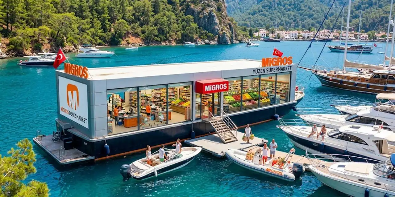 Mavi Vatan’da Yeni Trend: Türkiye’nin Yüzen Süpermarketleri Koyları Fethetti!