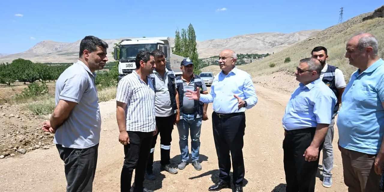 Malatya’da yol çalışmaları karayolları standardına ulaşıyor