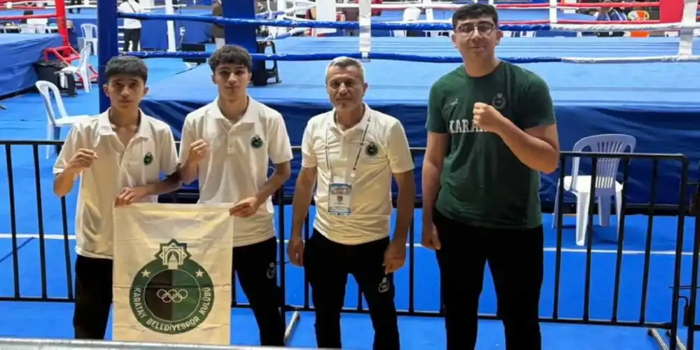 Konya Karatay'da Kick Boks’ta çifte madalya