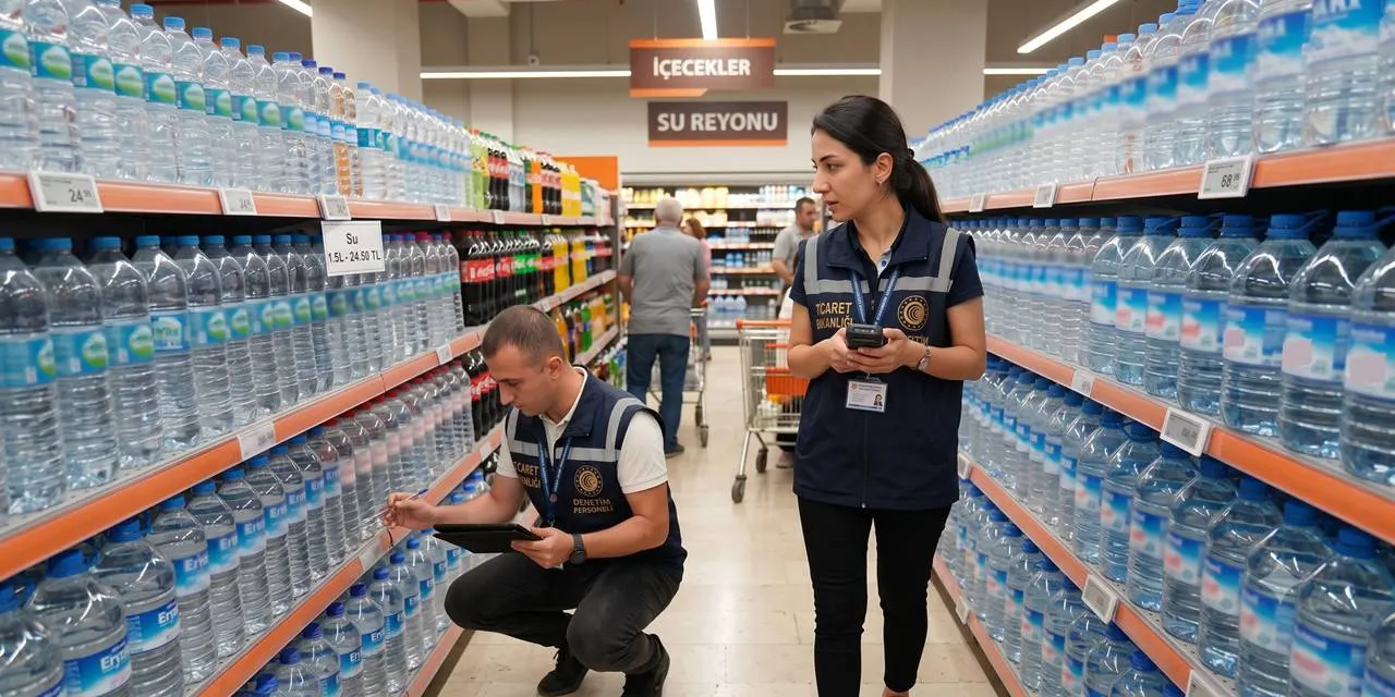 Bakanlık Harekete Geçti, Fırsatçı Marketlere Su Zammı Denetimi!