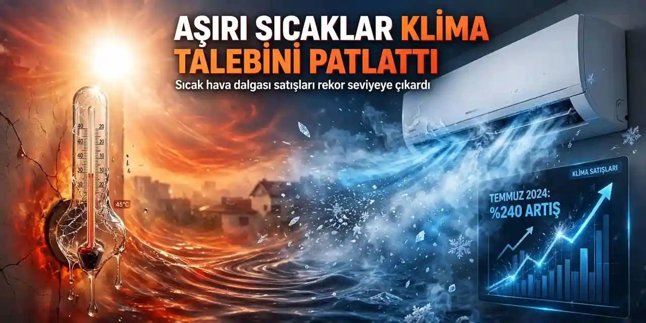 Aşırı sıcaklar klima talebini patlattı!