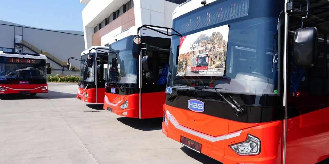 Manisa'nın ulaşım filosunu 15 yeni otobüs