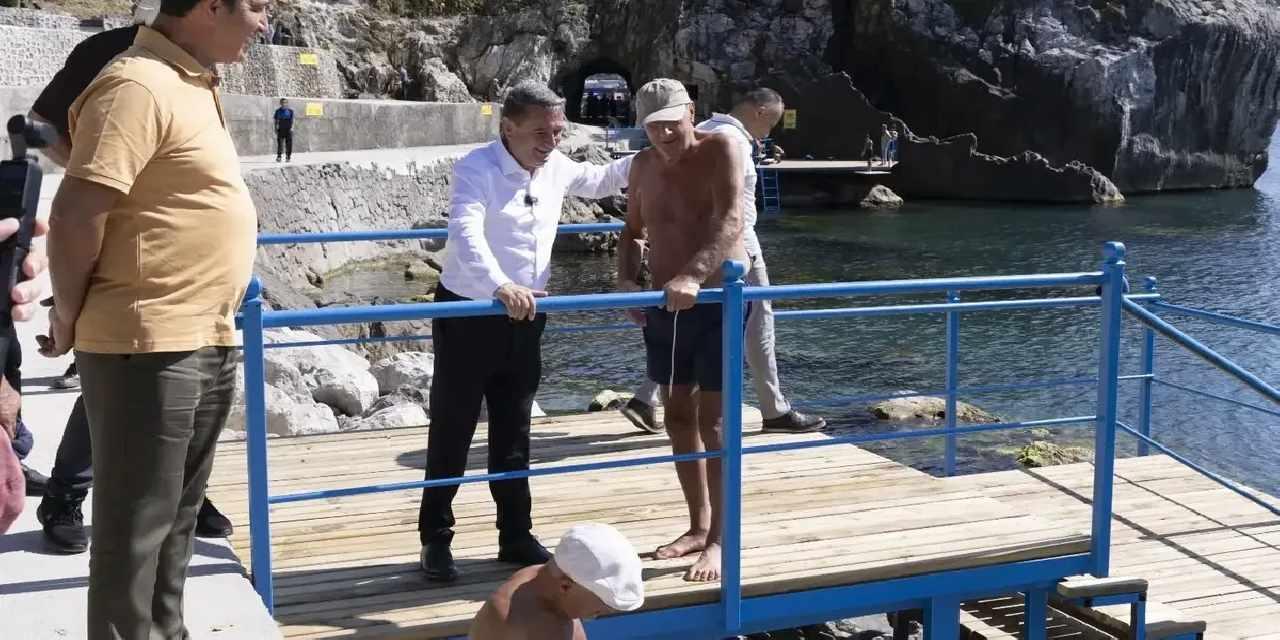 Başkan Tahsin Erdem Liman Arkası çalışmalarını inceledi