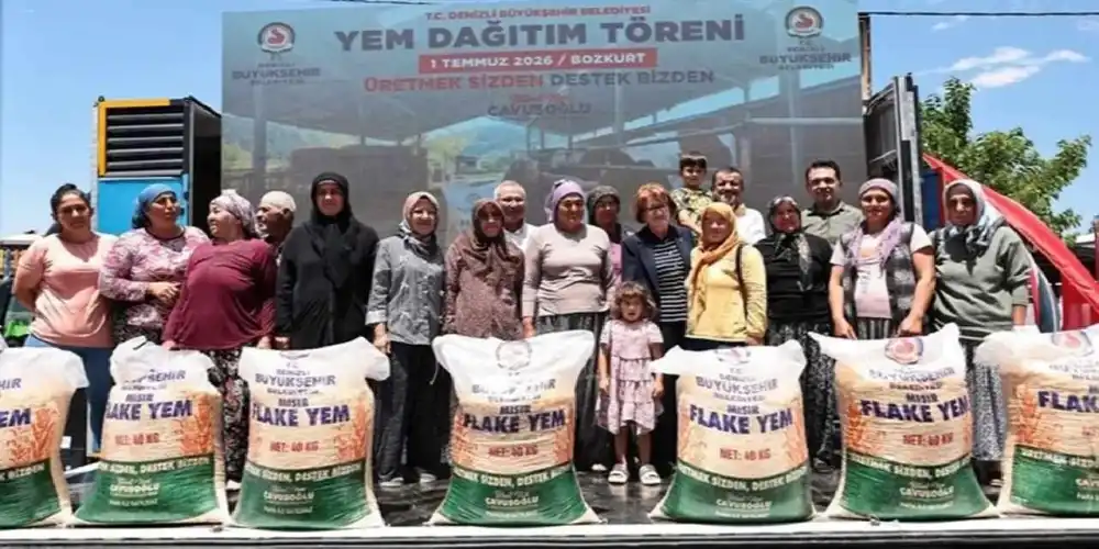 Denizli’de ‘Yem Desteği Projesi’ üreticiye can suyu oldu