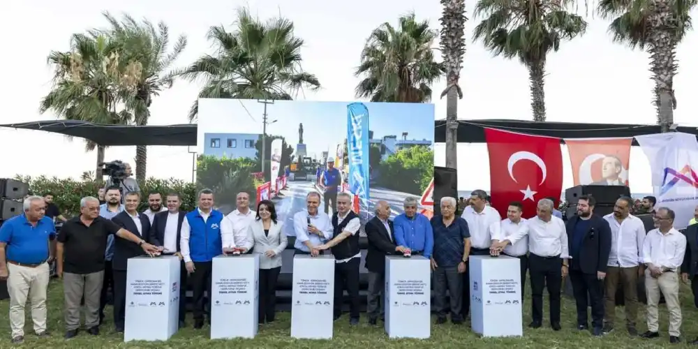 Mersin’de dev altyapı yatırımı için temel atıldı