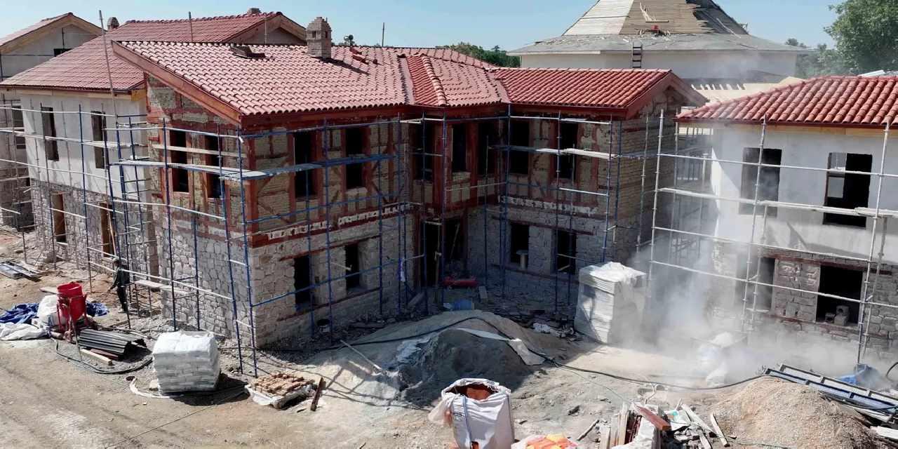 Konya’da tarihi doku yeniden hayat buluyor