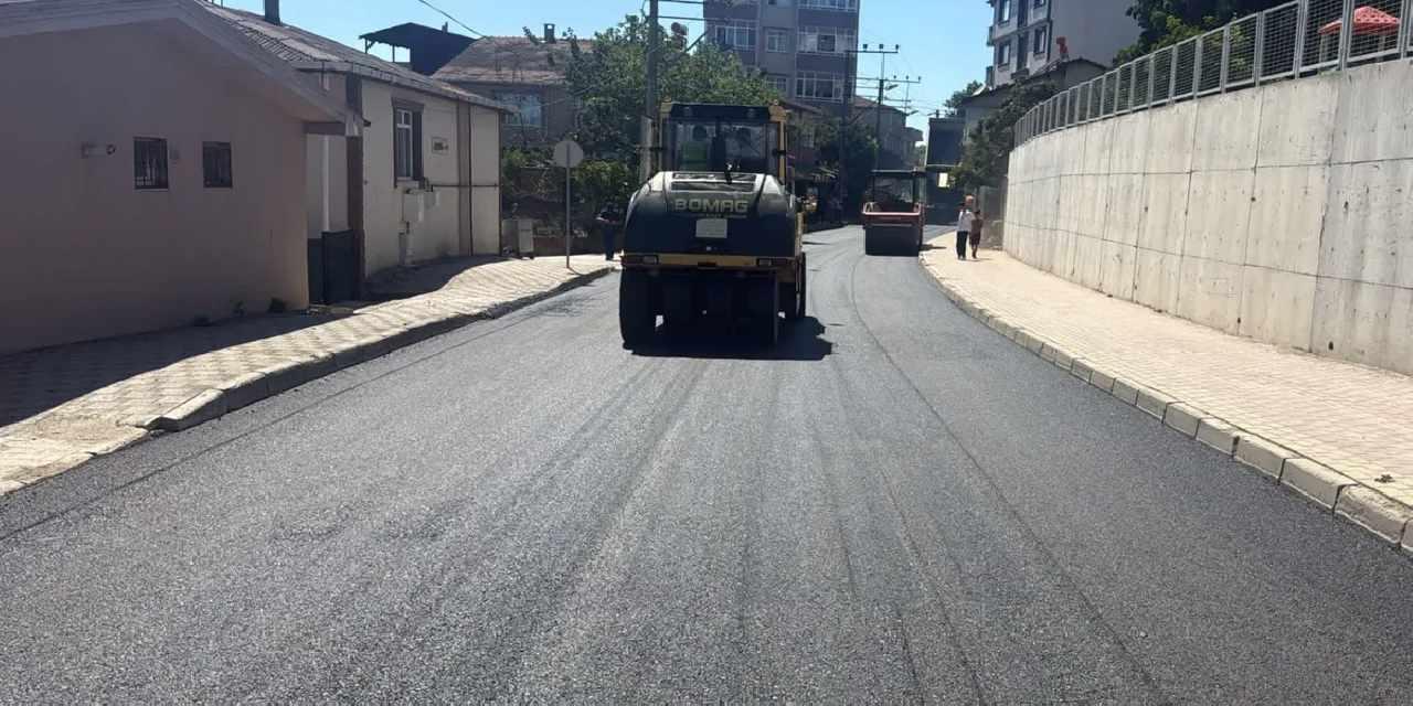 Kocaeli Gebze’de asfalt çalışması tamamlandı