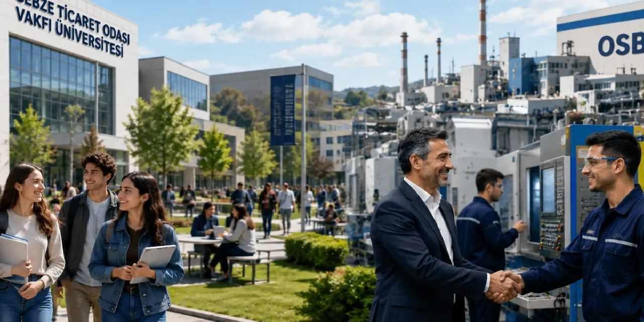 Oğuz Şerifalioğlu’ndan Gebze’ye mesleki eğitim atağı... Gebze Ticaret Odası Vakfı Üniversitesi-MYO projesi