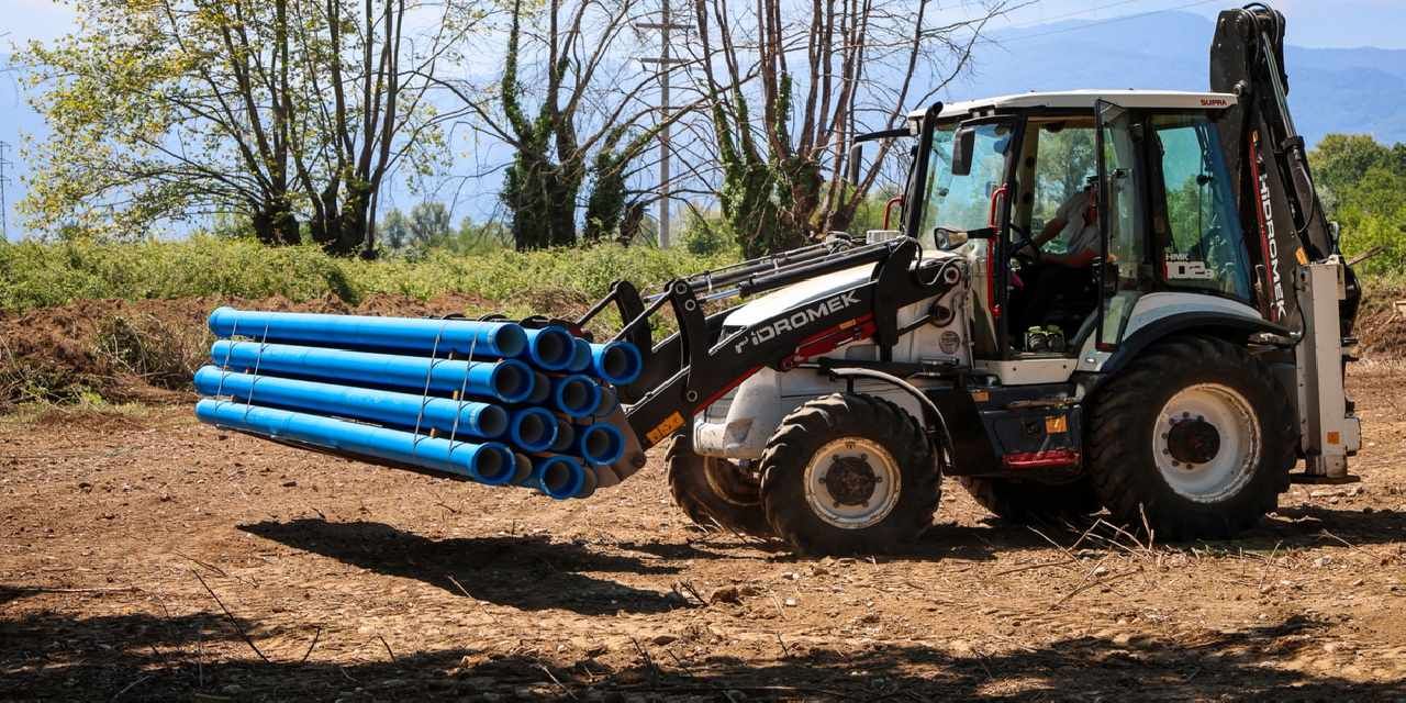 Sakarya Akyazı ve Hendek’in 135 kilometrelik dev altyapı yatırımında sevkiyatlar başladı