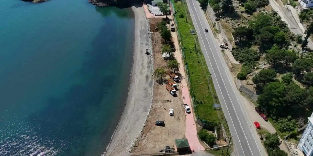 Ordu plajlarında yaz mesaisi