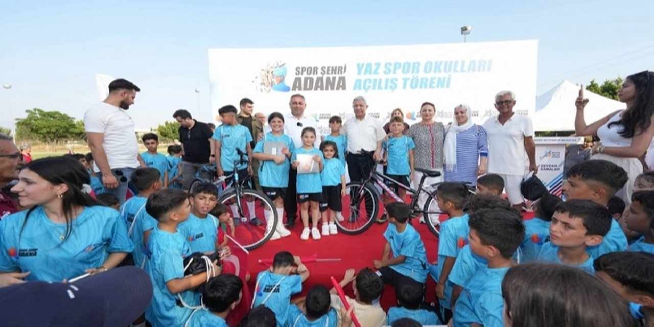 Adana'da Yaz Spor Okulları açıldı