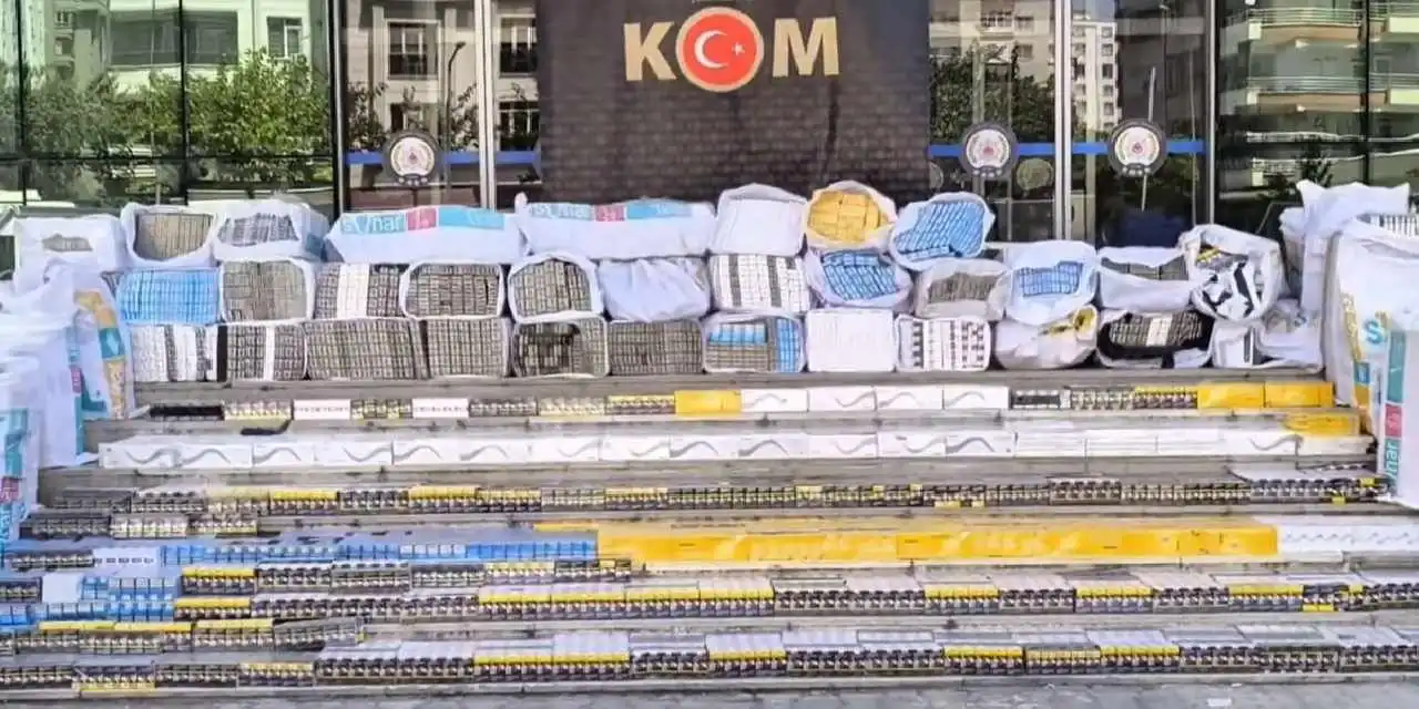 Şanlıurfa'da kaçak sigara operasyonu!