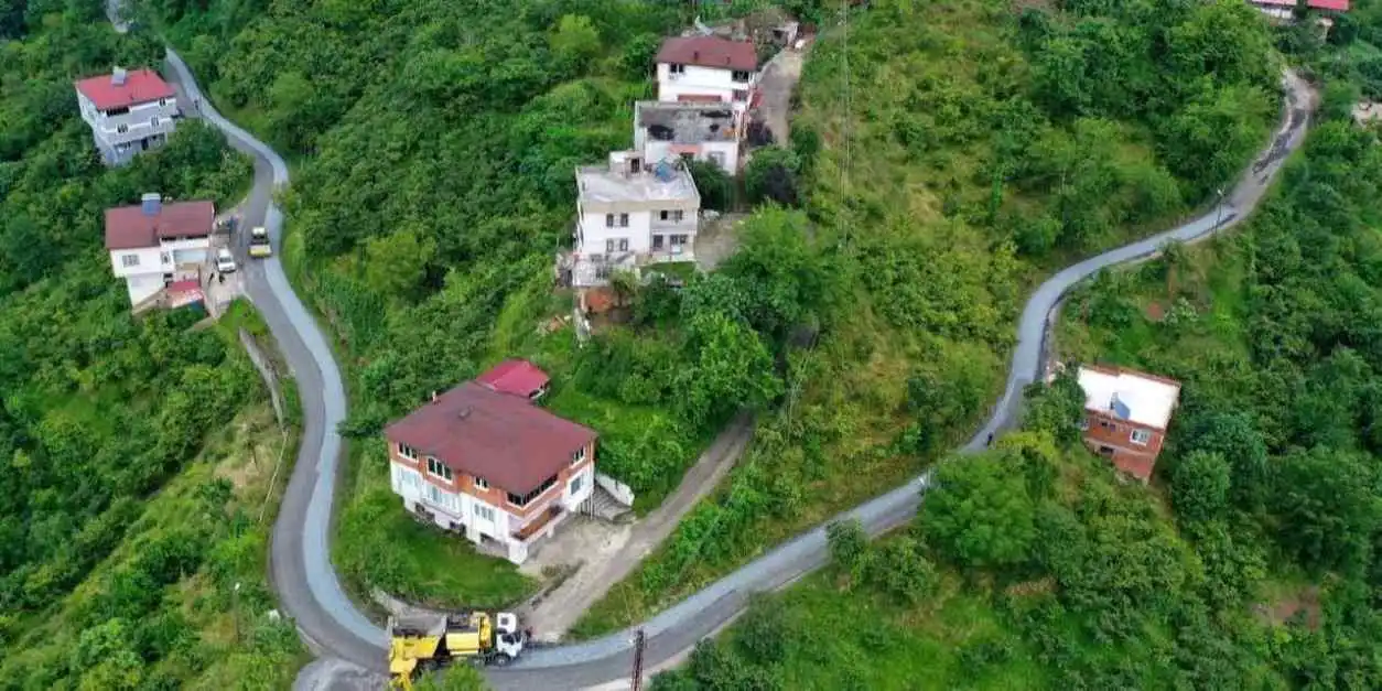 Ordu’da Yeşilköy Mahallesi modern yola kavuştu