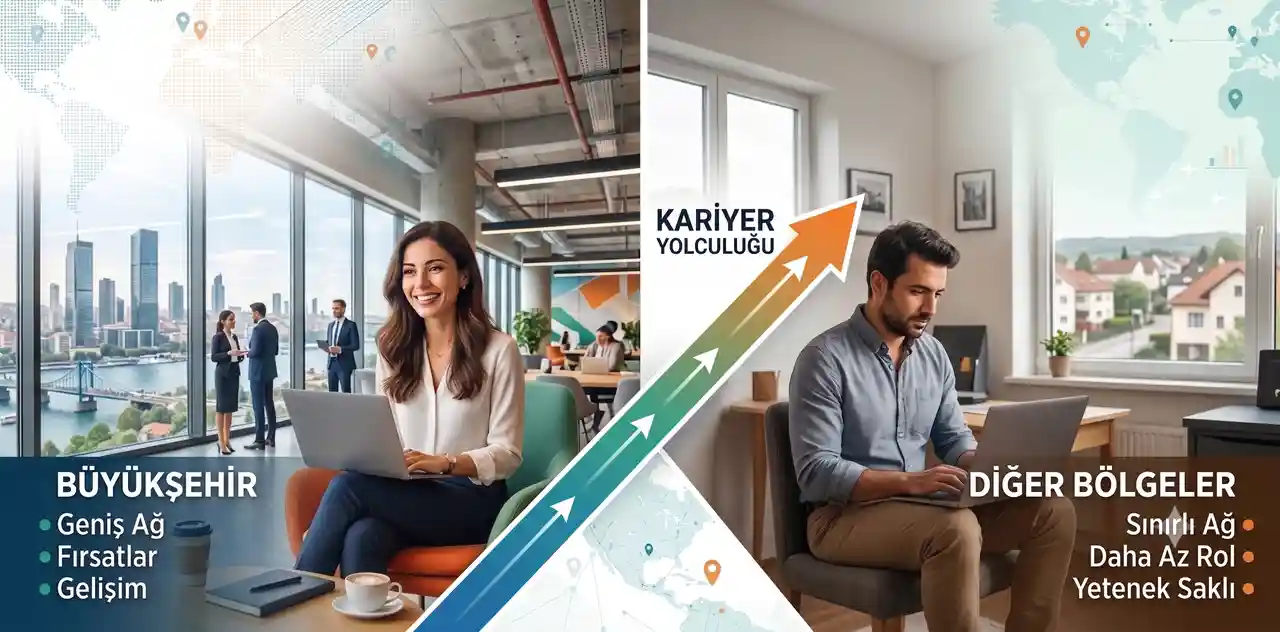 Adres Kariyerde Fark Yaratıyor: Beyaz Yakalıların Yol Haritasını Yaşadıkları Şehir Belirliyor