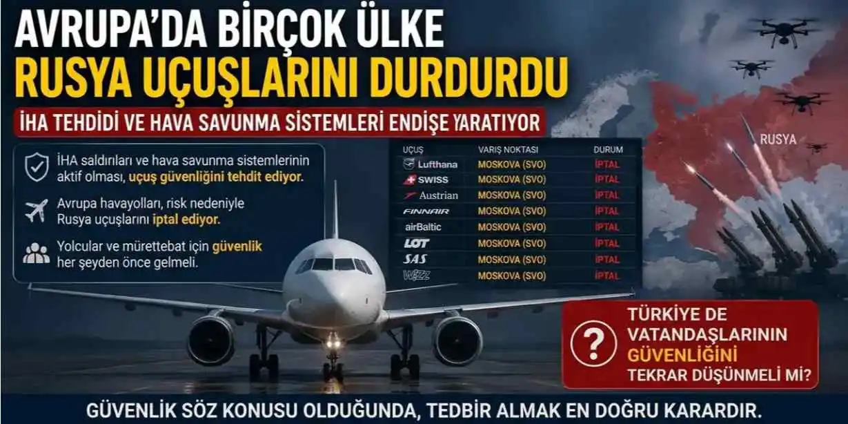 Giderek daha fazla Avrupa havayolu şirketi Rusya'ya uçuşlardan kaçınıyor: Türkiye riskleri yeniden değerlendirmeli mi?